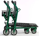 EZtote®770 Metal Lawn & Garden Cart, Shopping Cart, Utility Cart & Stocking Cart